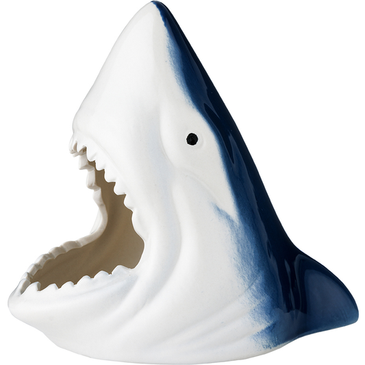           hyphy haai haaien shark asbak ashtray keramisch ceramic groot big funny cool geschenk cadeau uniek 401036