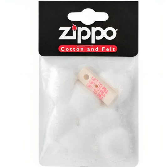 zippo cotton felt katoen vilt windproof lighter replacement onderhoud onderhoudskit kit