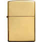 zippo genuine premium luxe windproof armor lighter lighters aansteker aanstekers brass goud gouden polished polish hoogglans