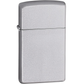 Zippo Satin Chrome Chroom Zilverkleurig Zilver Silver Finish Color Slim Small Kleine Case Windproof Classic Lighter Aansteker