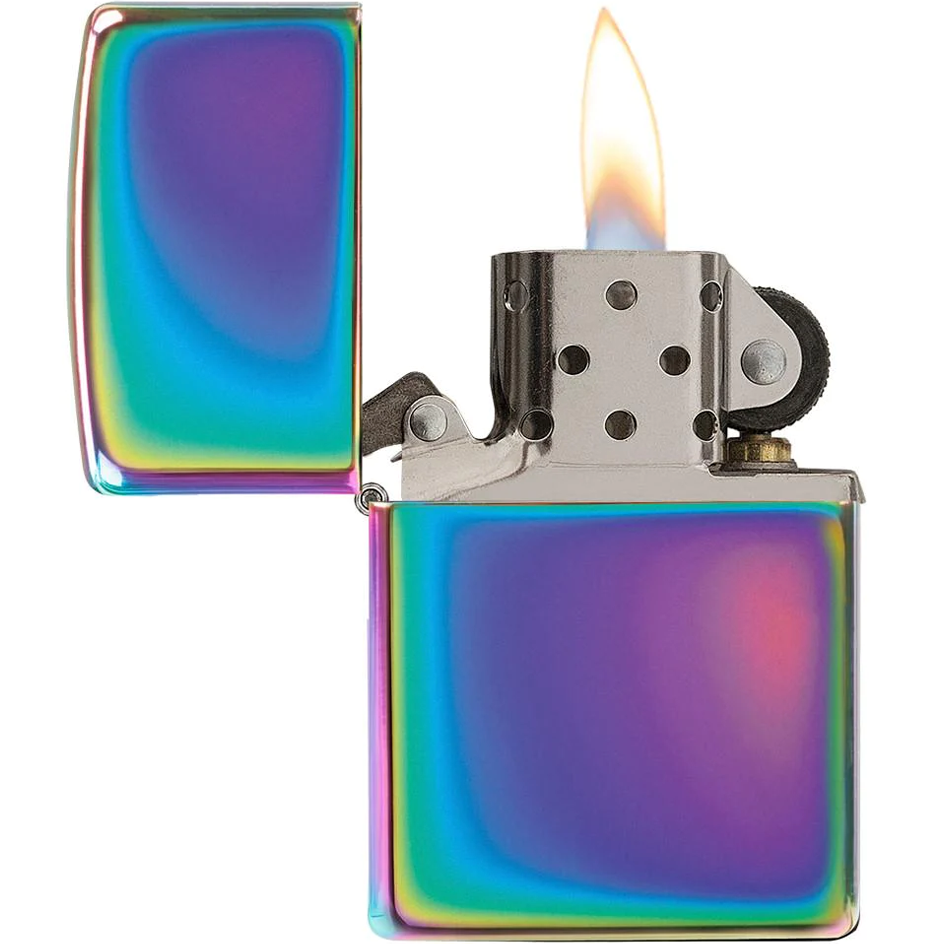 Zippo Spectrum Multi Color Multicolor Icy Oil Regular Case Windproof Classic Lighter Aansteker
