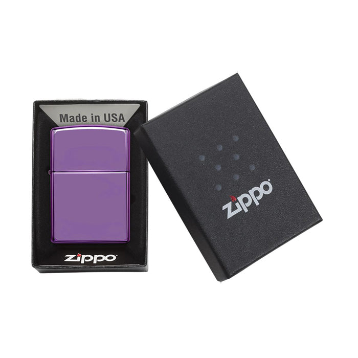Zippo Abyss High Polish Purple Aansteker
