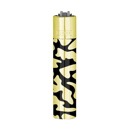 Clipper Classic Large Metal "Camouflage Gold" Aansteker