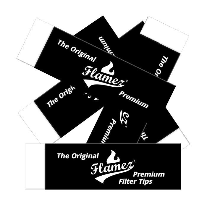 Smoking Gold Kingsize Vloei (5x) + Flamez Papieren Filter Tips Boekje (3x)