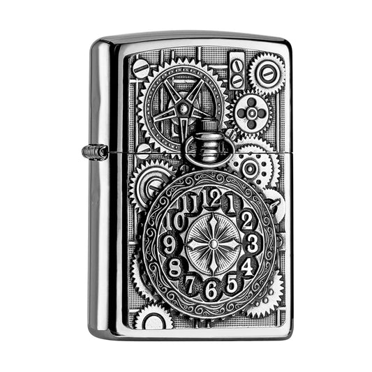 Zippo Pocket Watch 3D Emblem Aansteker