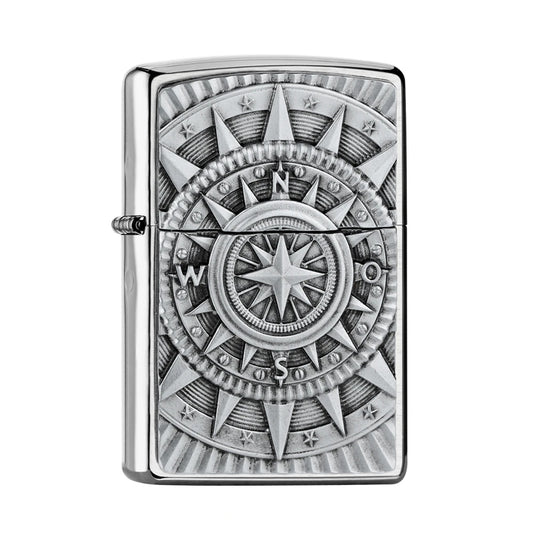 Zippo Compass 3D Emblem Aansteker