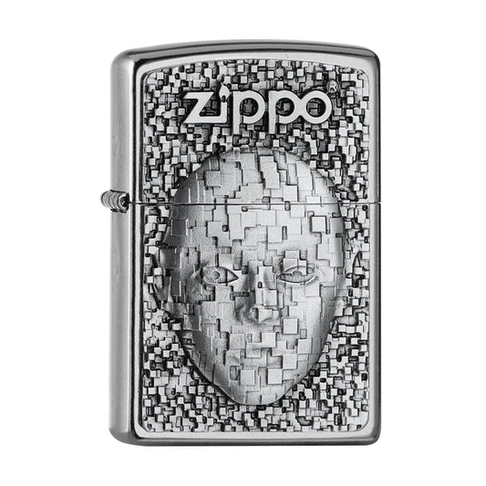 Zippo Digital Face 3D Emblem Aansteker