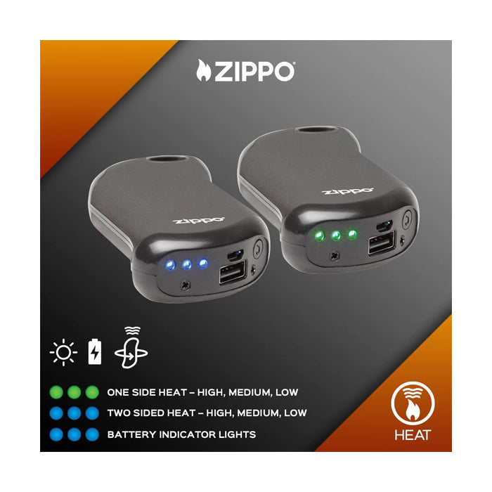 Zippo HeatBank® 9s Oplaadbare Hand Warmer Zilver